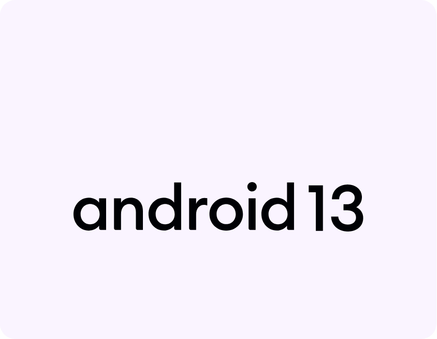 Con tecnología de Android™ 13