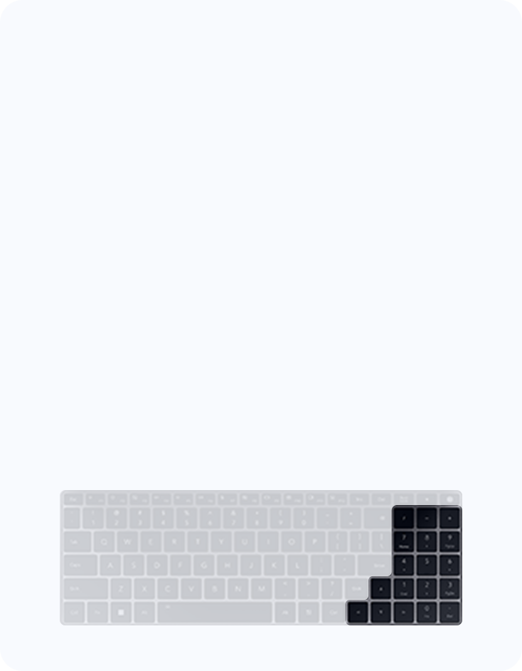 HONOR MagicBook X 16 2023-Separater Nummernblock