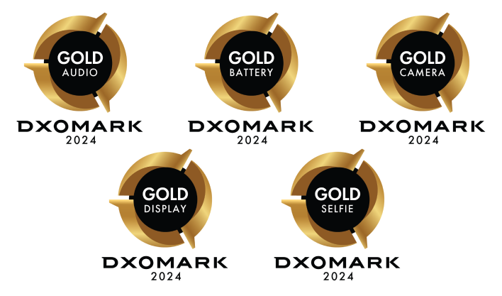 Smartphone-ul Nr.1 din industrie care primește 5 distincții DXOMARK 2024 Gold Label
