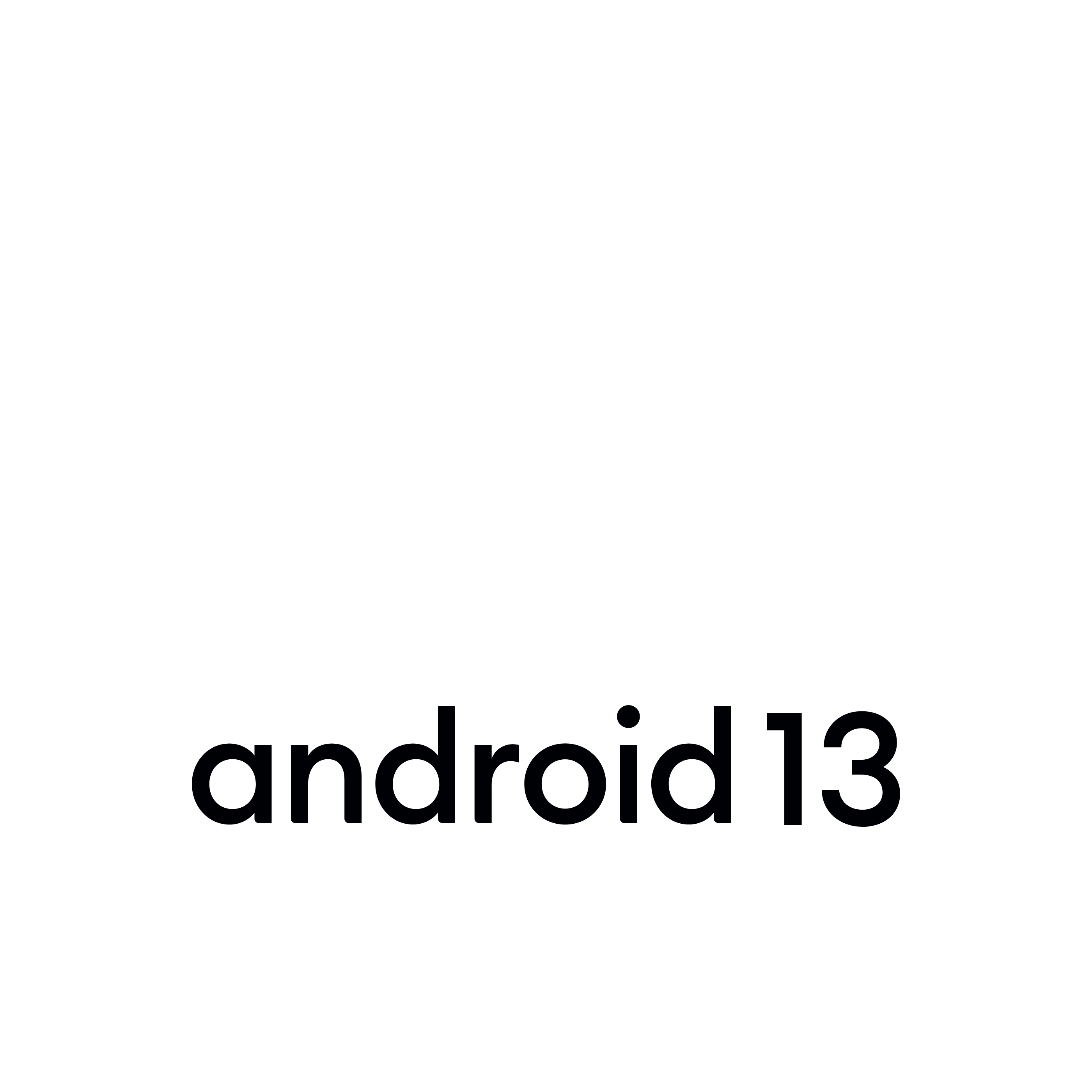 Funcționează cu Android™ 13, o experiență fluidă a sistemului