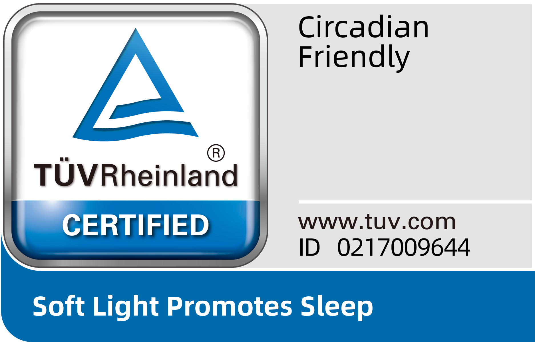 Certification TÜV Rheinland Affichage circadian.2
